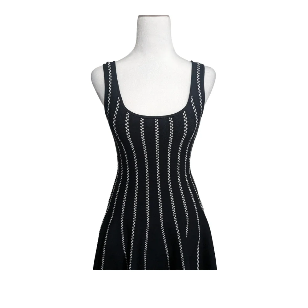 Bebe Mini Dress,Size SP,Color Black/White - Picture 3 of 7